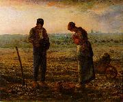 Jean-Franc Millet The Angelus oil painting on canvas
